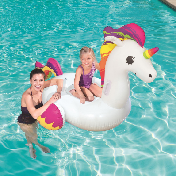Bestway Bademadrass 1,55 m x 1,19 m, Fantasy Unicorn Bestway Bademadrass 1,55 m x 1,19 m, Fantasy Unicorn