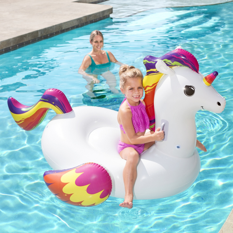Bestway Bademadrass 1,55 m x 1,19 m, Fantasy Unicorn Bestway Bademadrass 1,55 m x 1,19 m, Fantasy Unicorn