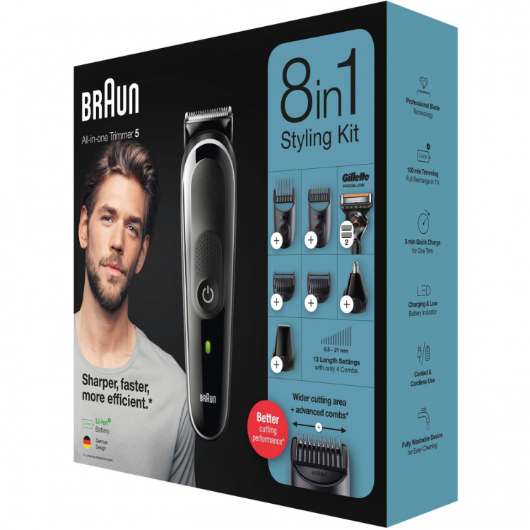 Braun Multigroomer MGK5360 8-i-1-sett