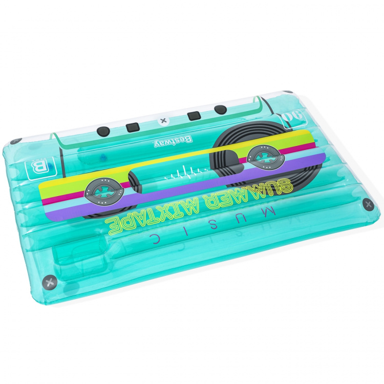 Bestway Luftmadrass 1,74 m x 1,17 m, Retro Beats Bestway Luftmadrass 1,74 m x 1,17 m, Retro Beats