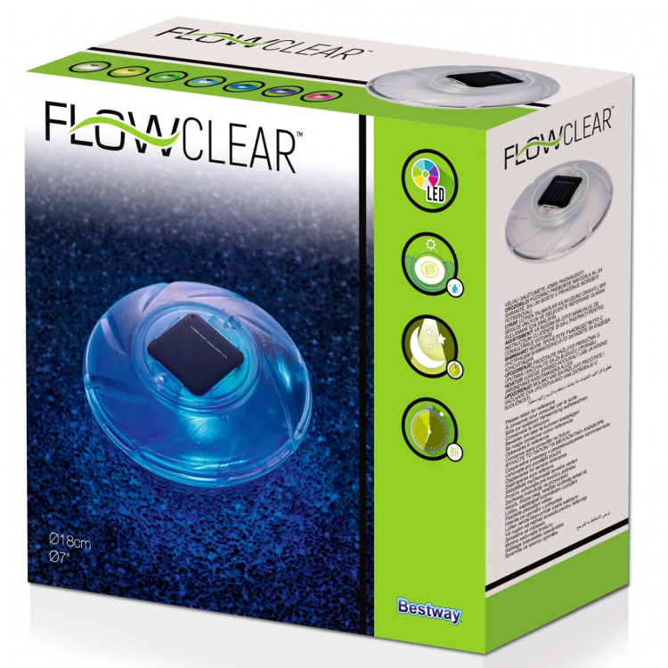 Bestway Flowclear solcelledrevet flytelampe