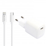 Champion Lader 20W + USB-C til Lightning-kabel Hvit