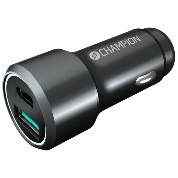 Champion Billader 43 W 2-port QC/PD svart