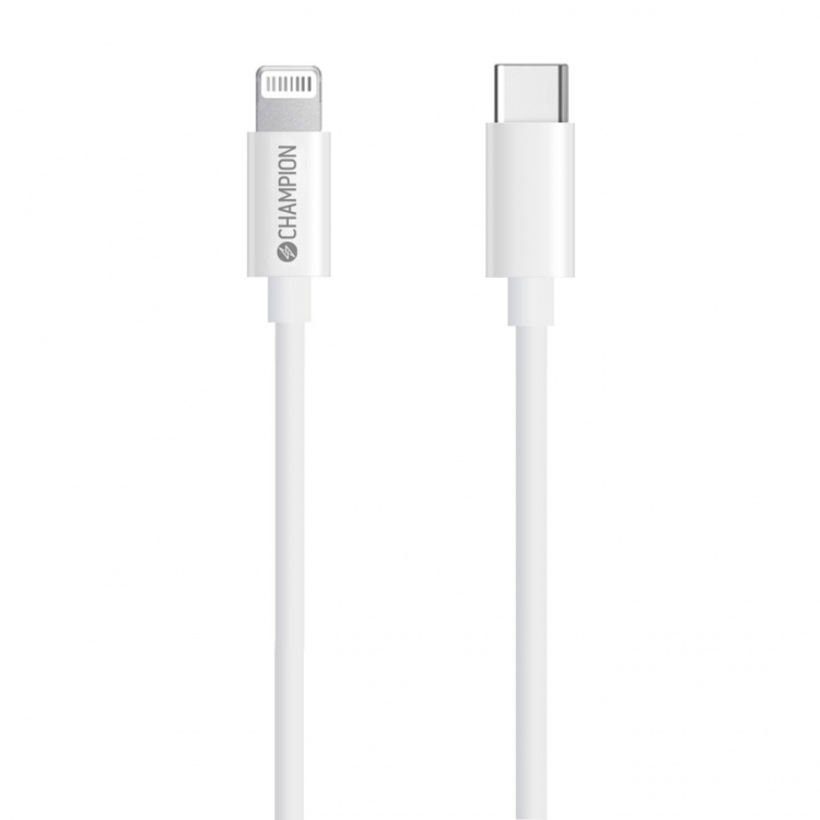 Champion USB-C til Lightning-kabel 1 m hvit