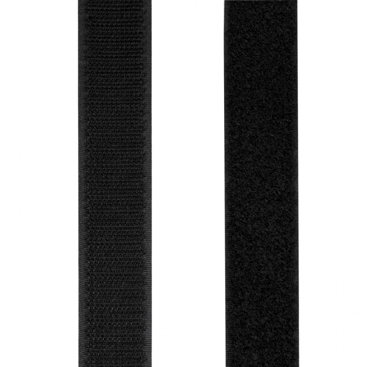 LogiLink Borrelås dobbeltsidig 25 mm 5 meter Svart