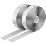 LogiLink Selvklebende borrelås dobbeltsidig 25 mm 5 meter Hvit