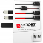 SKROSS Verdensadapter MUV 2xUSB (2,4A) Hvit