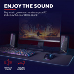 Trust GXT 609 Zoxa RGB-spillhøyttalere 12W