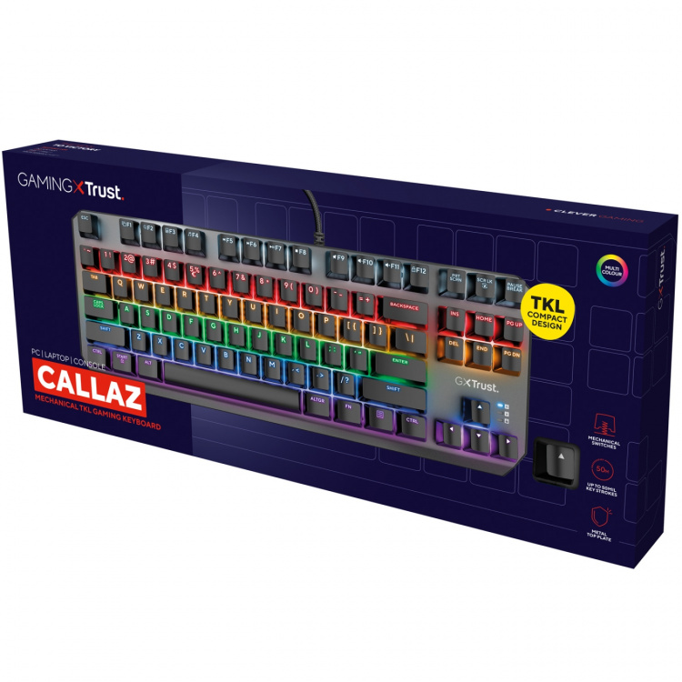 Trust GXT 384 Callaz mekanisk TKL spilltastatur