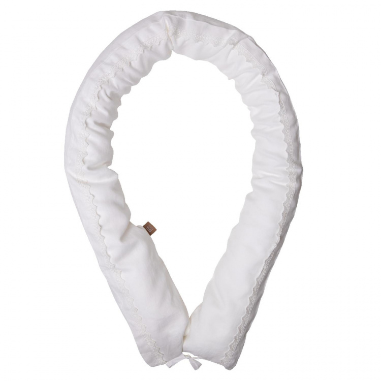 NG Baby Soveform hvit med blonder