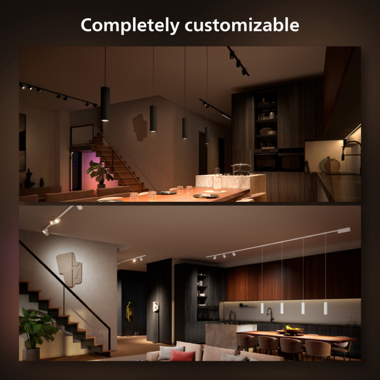 Philips Hue Perifo sylinderpendellampe svart