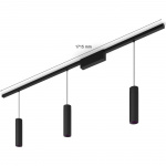 Philips Hue Perifo Rett taksokkel-sett 3 pendellamper Svart