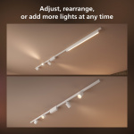 Philips Hue Perifo Straight Base Kit 3 spot 1 spor Hvit