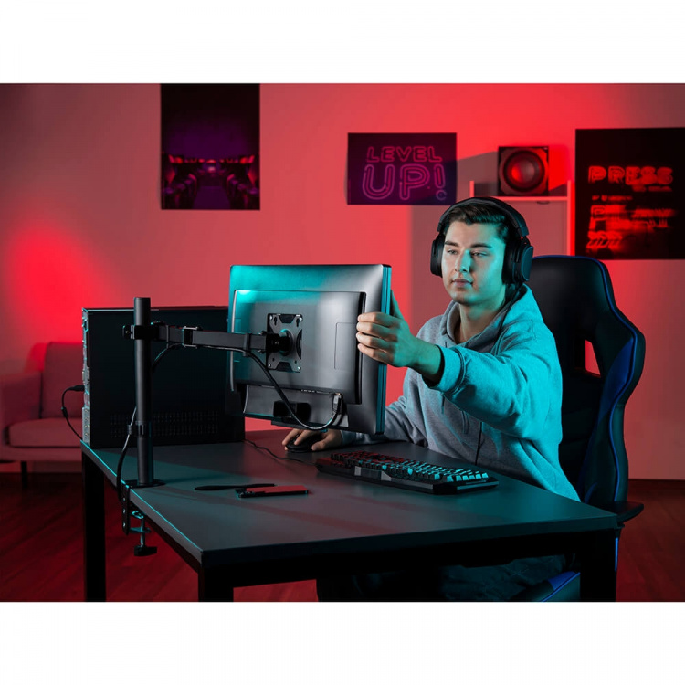 Hama Monitorfeste For En Monitor XL Svart