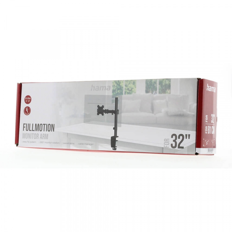 Hama Monitorfeste For En Monitor XL Svart