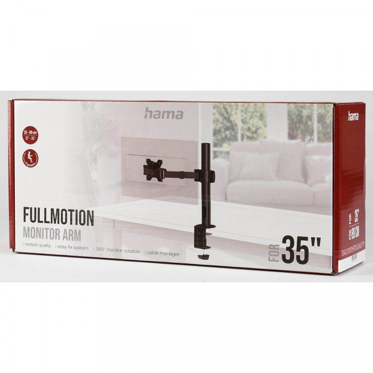 Hama Monitorfeste For En Monitor XL Svart