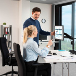 Hama Monitorfeste Performer For En Monitor Svart