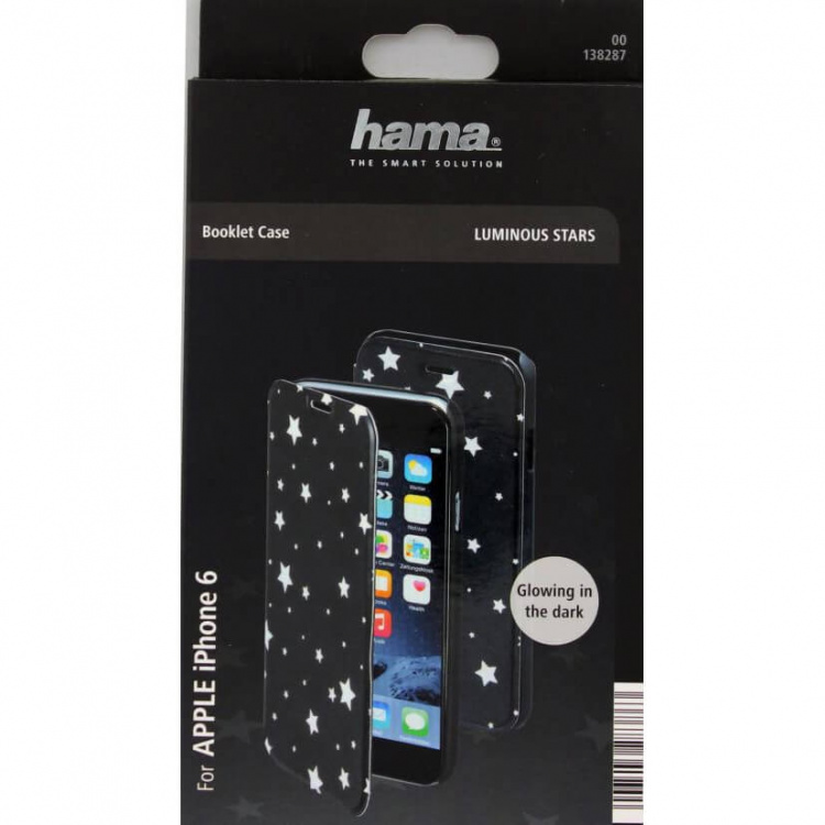 Hama Lommebokveske DesignLine iPhone 6/7/8/SE Star Glow Black