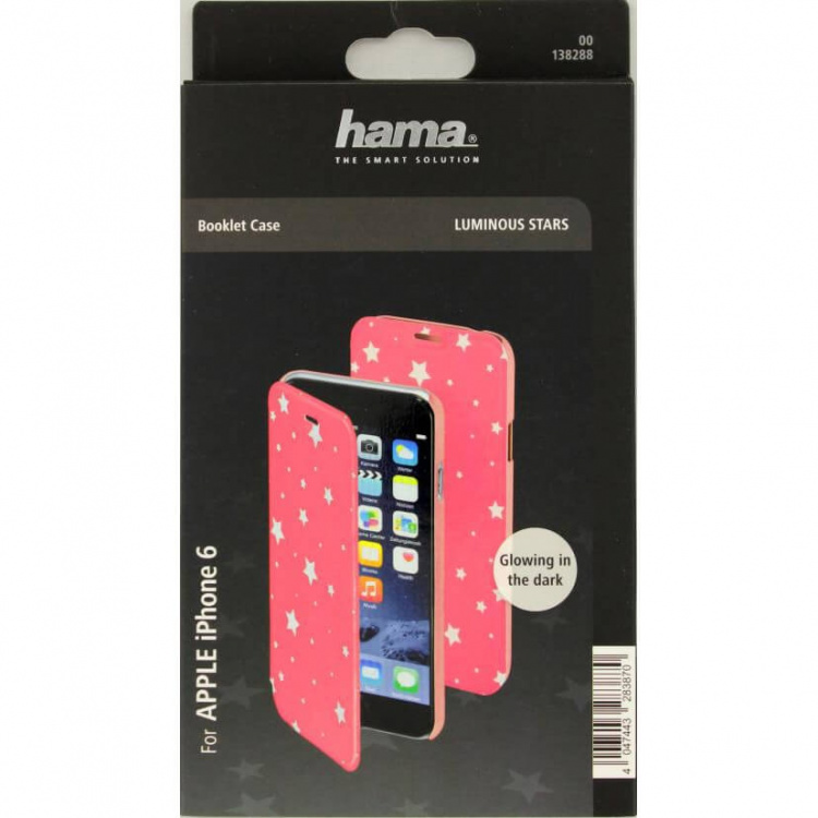 Hama Lommebokveske DesignLine iPhone 6/7/8/SE Star Glow Rosa