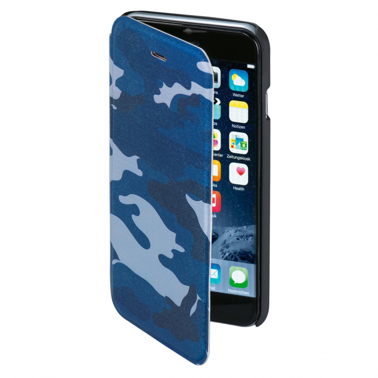 Hama Lommebokveske DesignLine iPhone6/6S Camo Blå