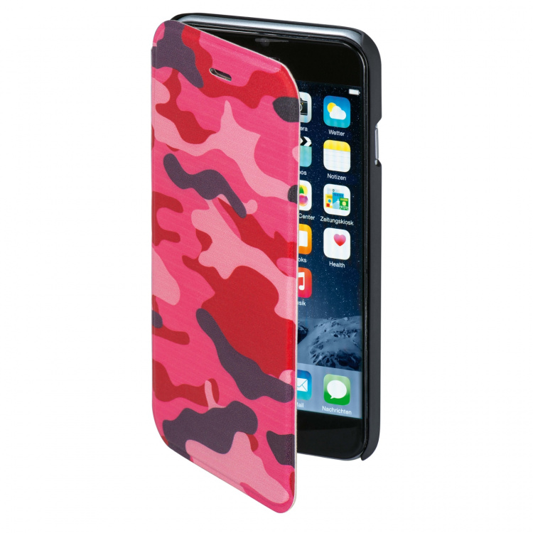 Hama Lommebokveske DesignLine iPhone6/6S Camo Rosa