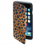 Hama Lommebokveske DesignLine iPhone6/6S Leopard Brun