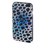 Hama Lommebokveske DesignLine iPhone6/6S Leopard Blå