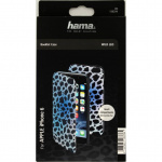 Hama Lommebokveske DesignLine iPhone6/6S Leopard Blå