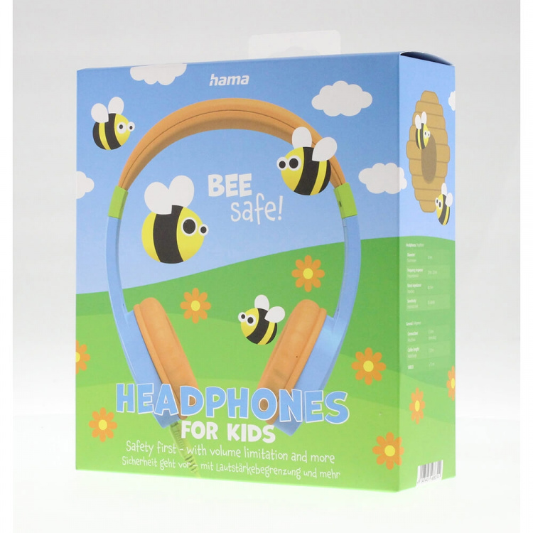 Hama Hodetelefoner Teens Guard On-Ear Kabeltilkoblet 85dB Blå