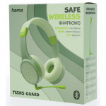 Hama Hodetelefoner Teens Guard On-Ear Trådløs 85dB Grønn