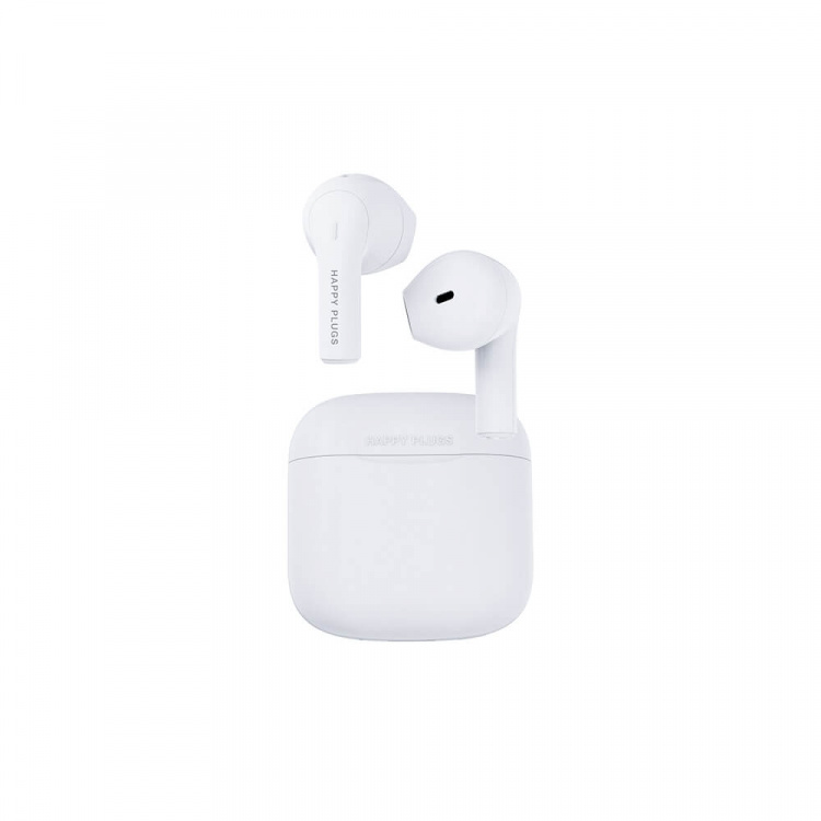 Happy Plugs Joy Hodetelefoner In-Ear TWS Hvit