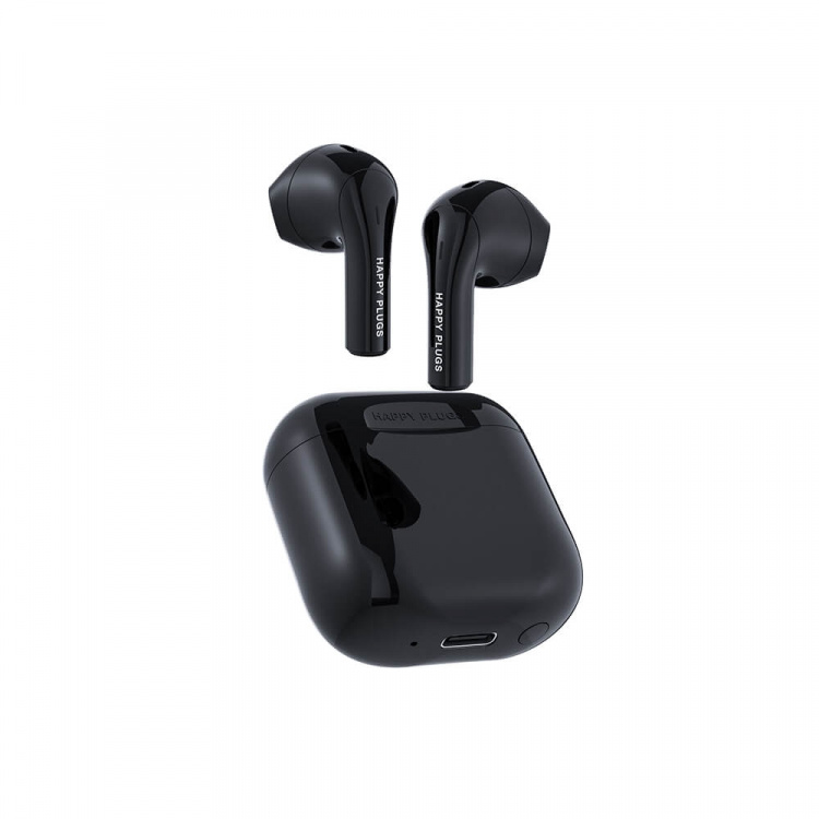 Happy Plugs Joy Hodetelefoner In-Ear TWS Svart Happy Plugs Joy Hodetelefoner In-Ear TWS Svart