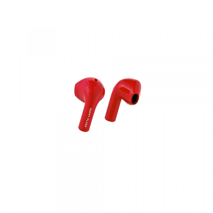 Happy Plugs Joy Hodetelefoner In-Ear TWS Rød