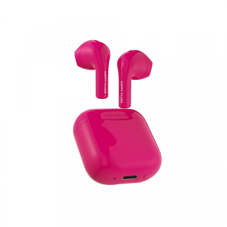Happy Plugs Joy Hodetelefoner In-Ear TWS Cerise Happy Plugs Joy Hodetelefoner In-Ear TWS Cerise