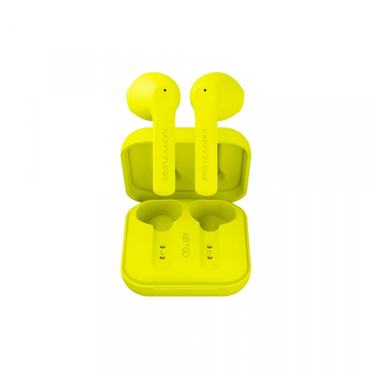Happy Plugs Hodetelefoner Air 1 Go In-Ear True Wireless Neongul