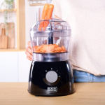 BLACK+DECKER Foodprocessor 600W Svart