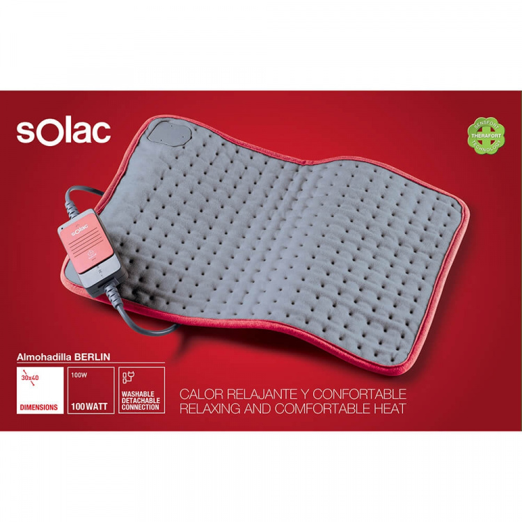 SOLAC Berlin Elektriske Varmepute 100W SOLAC Berlin Elektriske Varmepute 100W