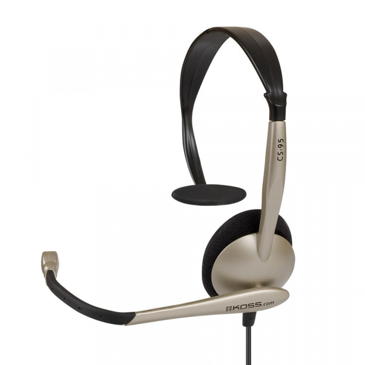 Koss Headset CS95 Mono On-Ear Mic USB Champagne