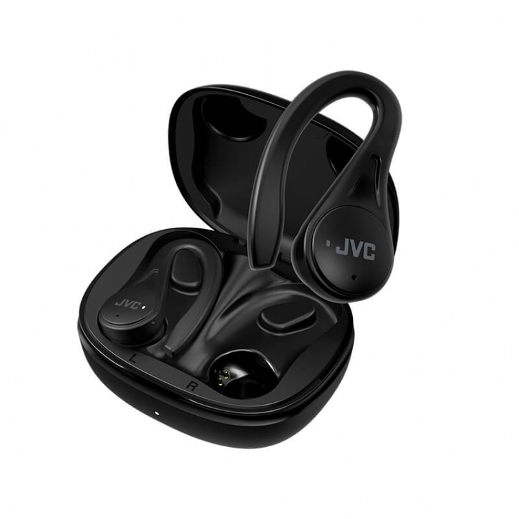 JVC Hodetelefoner In-Ear True Wireless Sports Svart HA-EC25T-B-U