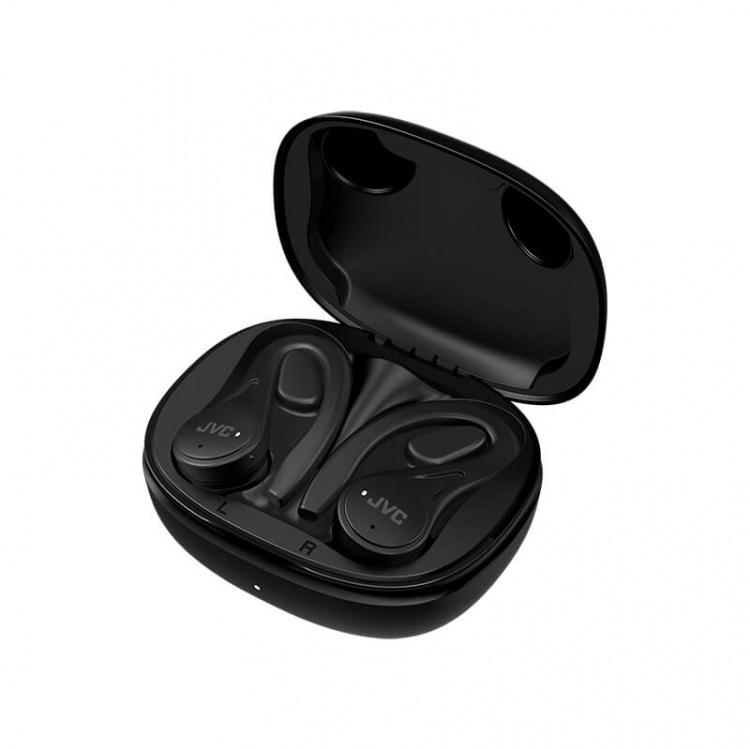 JVC Hodetelefoner In-Ear True Wireless Sports Svart HA-EC25T-B-U