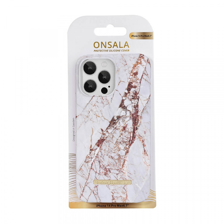 Onsala Mobildeksel iPhone 14 Pro Max White Rino Marple