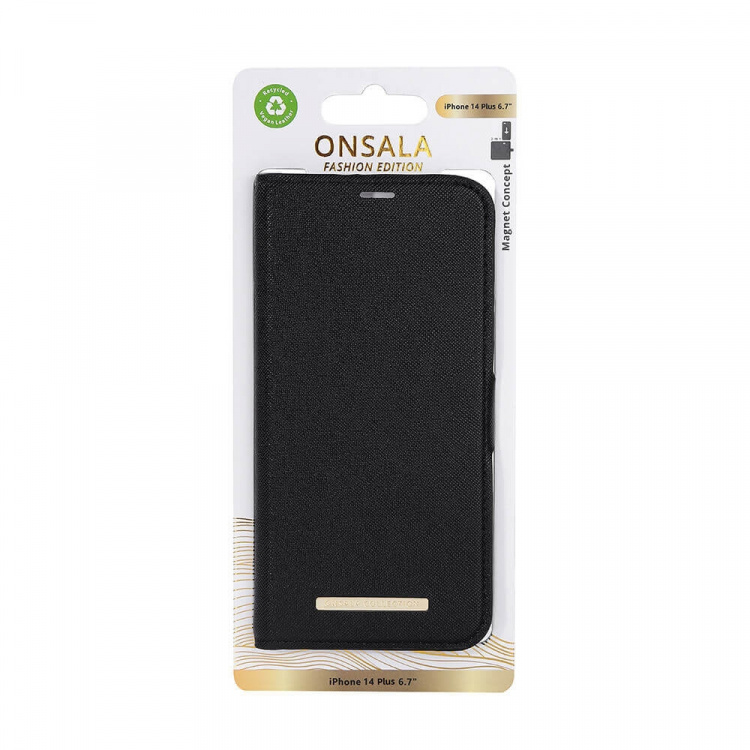 Onsala Mobildeksel ECO Midnight Black iPhone 14 Plus Onsala Mobildeksel ECO Midnight Black iPhone 14 Plus