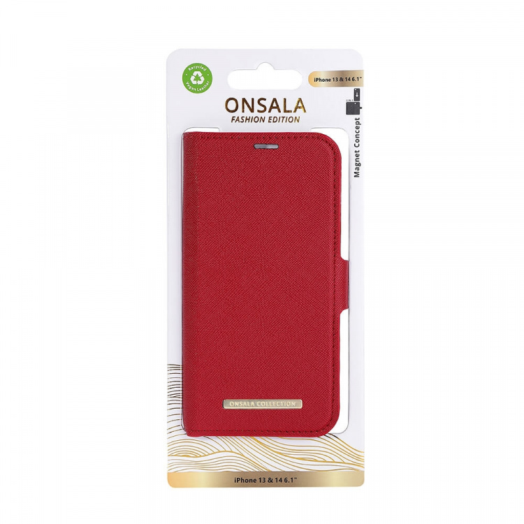 Onsala Mobiletui ECO iPhone 13/14 Red