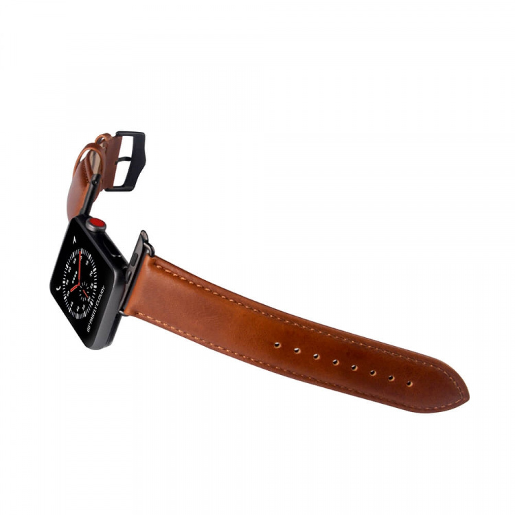 Buffalo Klokkearmbånd Brun Apple Watch 42/44/45mm Buffalo Klokkearmbånd Brun Apple Watch 42/44/45mm