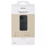 Buffalo Mobildeksel PU 2 Kort iPhone 12/12 Pro Svart Buffalo Mobildeksel PU 2 Kort iPhone 12/12 Pro Svart