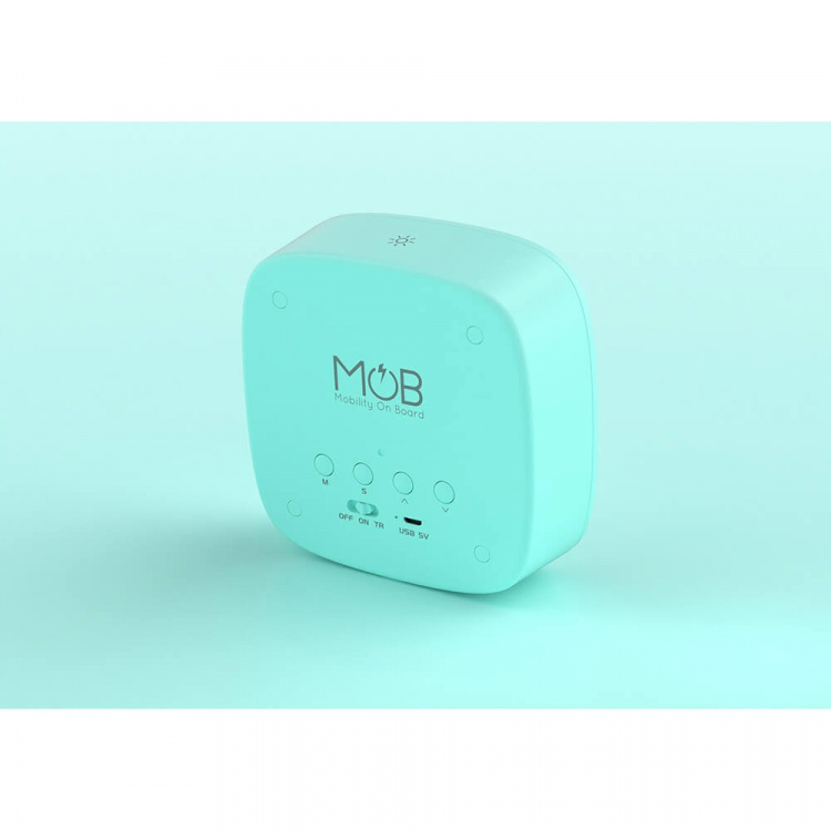 Mobility On Board Vekkerklokke med Lys Billy Clock Lyseblå