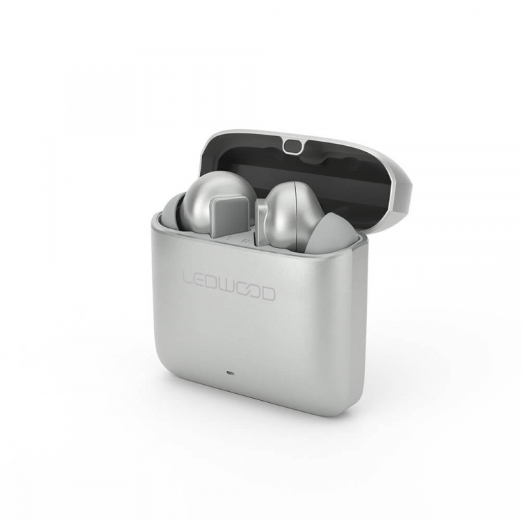 LEDWOOD Hodetelefoner Titan TWS True Wireless In-Ear Sølv
