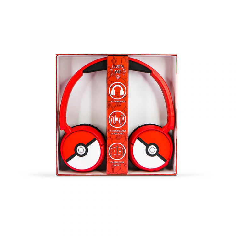 POKEMON Headphone On-Ear Junior Wireless 85dB/95dB Sharing Aux POKEMON Headphone On-Ear Junior Wireless 85dB/95dB Sharing Aux