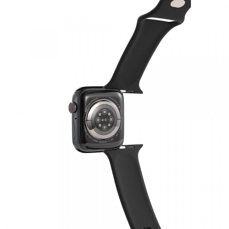 Gear Klokkearmbånd Silikon SVART Apple Watch 38/40/41mm Gear Klokkearmbånd Silikon SVART Apple Watch 38/40/41mm
