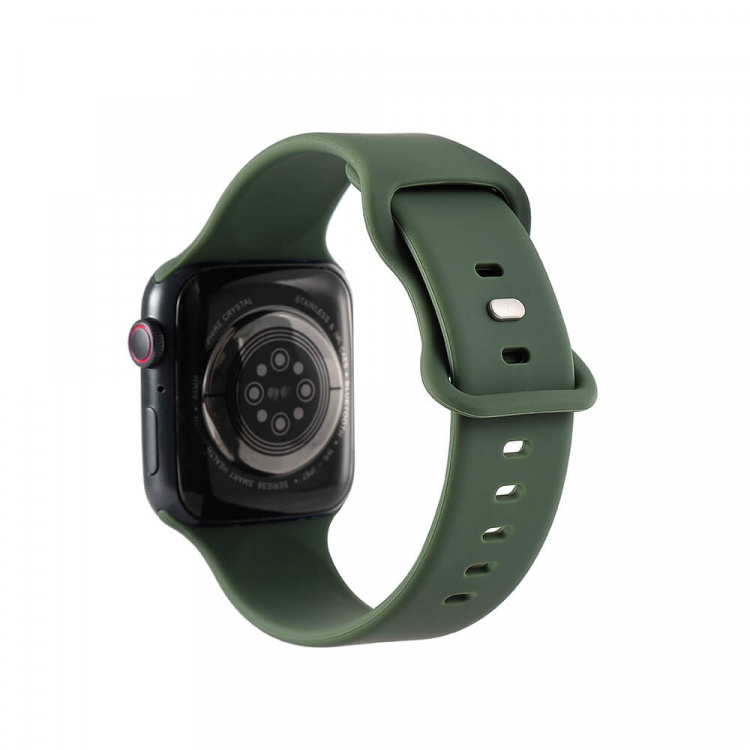 Gear Klokkearmbånd Silikon OLIVENGRØNN Apple Watch 38/40/41mm